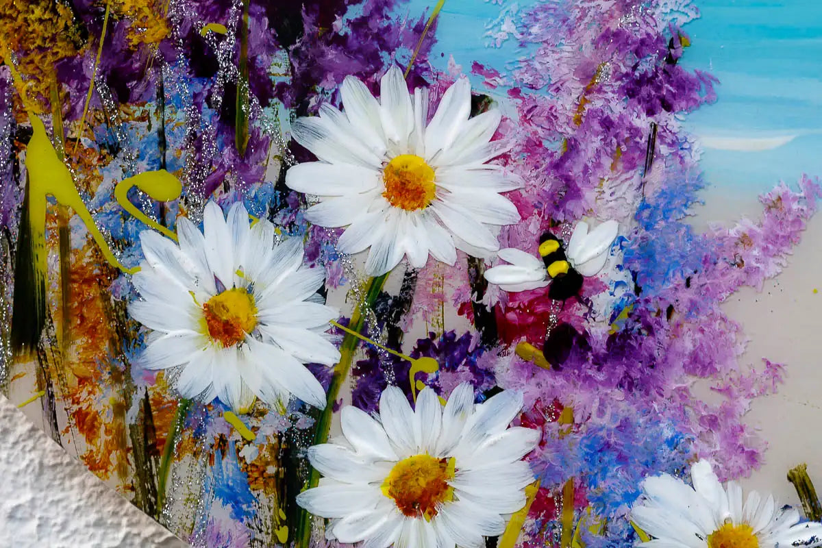 Daisy Dream - Original - SOLD by artist Rozanne Bell - Wyecliffe Galleries