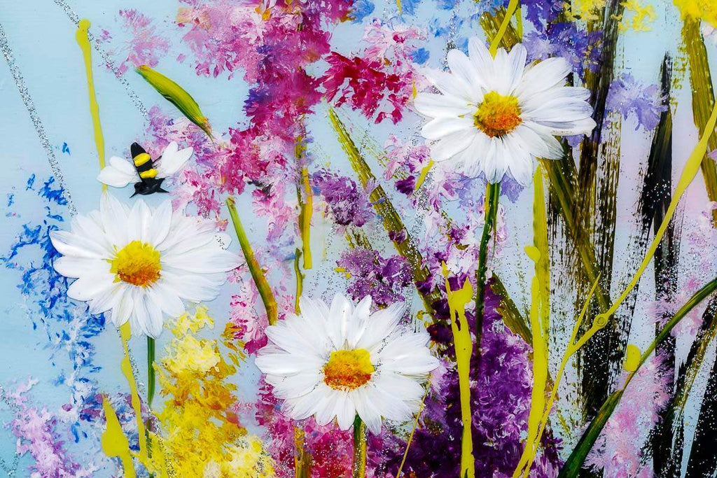 Daisy Dream - Original - SOLD by artist Rozanne Bell - Wyecliffe Galleries