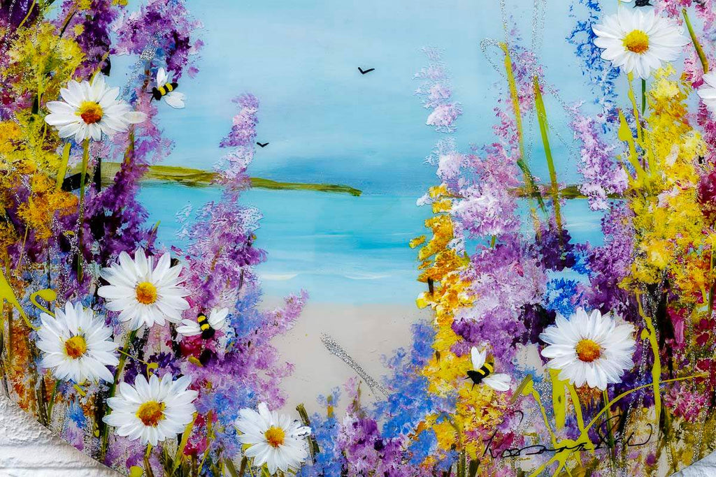 Daisy Dream - Original - SOLD by artist Rozanne Bell - Wyecliffe Galleries