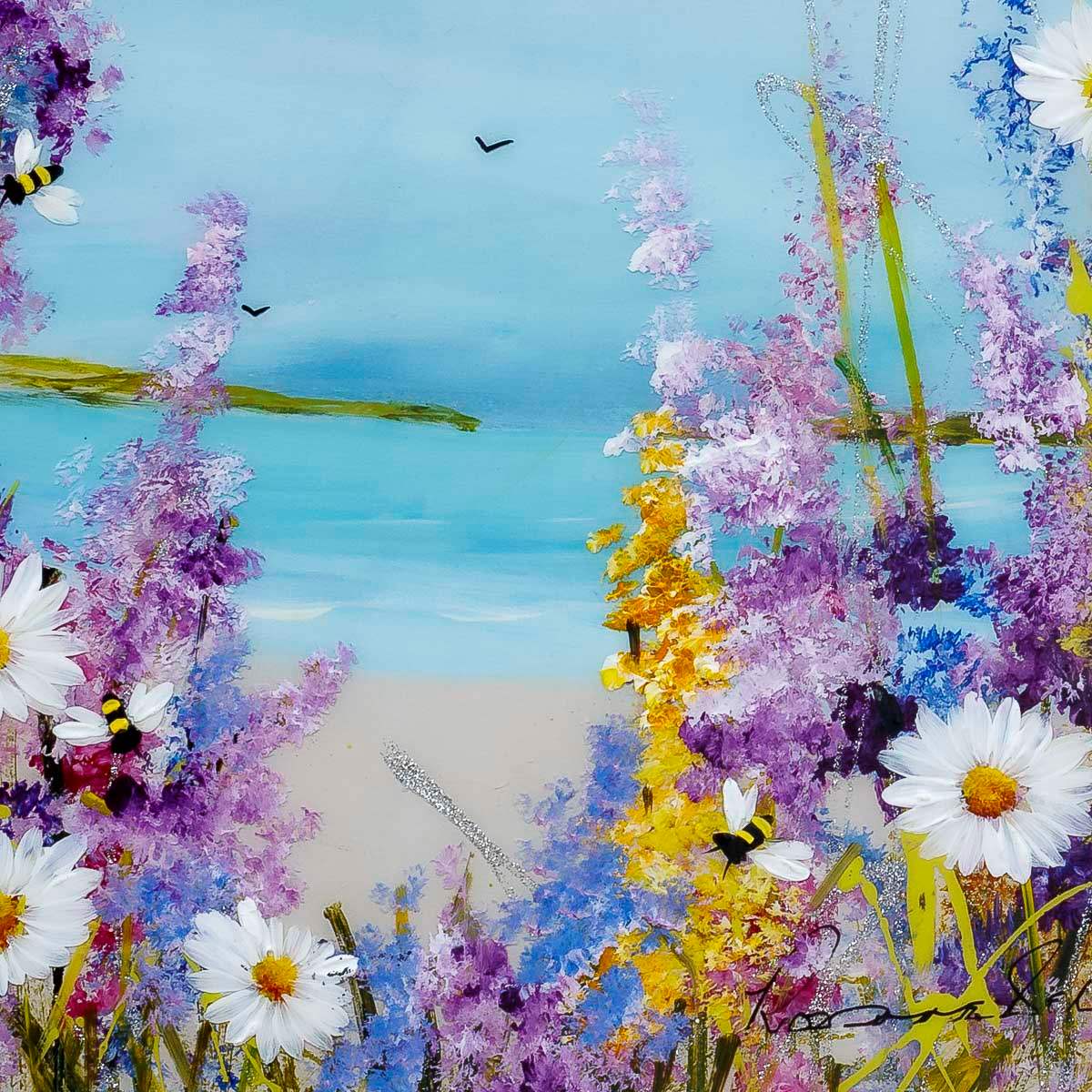 Daisy Dream - Original - SOLD by artist Rozanne Bell - Wyecliffe Galleries