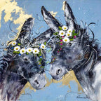 Daisy Duo - Original - SOLD by artist Rozanne Bell - Wyecliffe Galleries