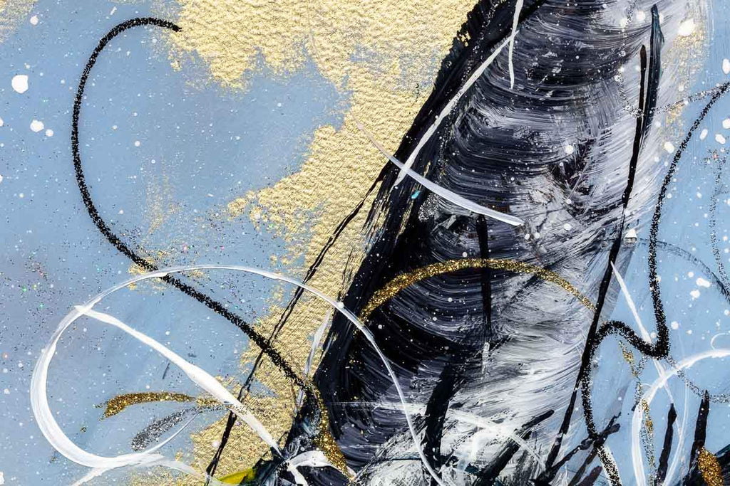 Daisy Duo - Original - SOLD by artist Rozanne Bell - Wyecliffe Galleries