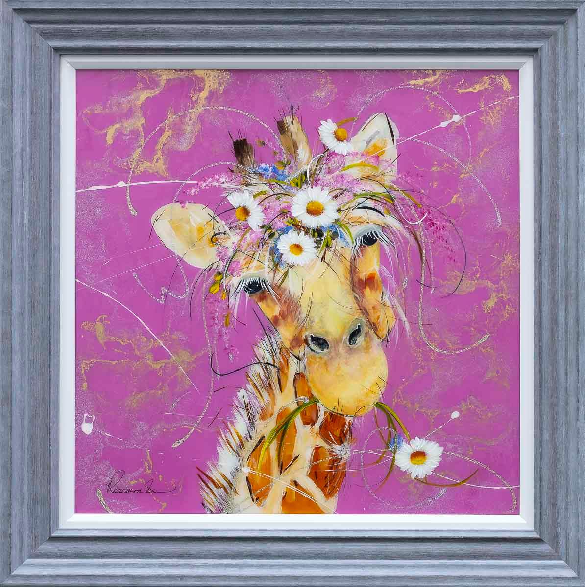 Daisy - Original - SOLD by artist Rozanne Bell - Wyecliffe Galleries