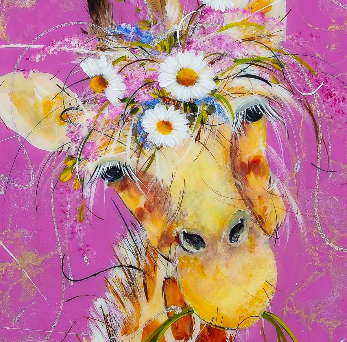 Daisy - Original - SOLD by artist Rozanne Bell - Wyecliffe Galleries