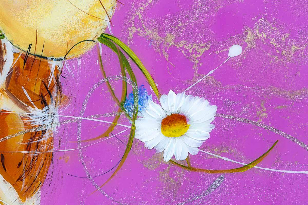 Daisy - Original - SOLD by artist Rozanne Bell - Wyecliffe Galleries