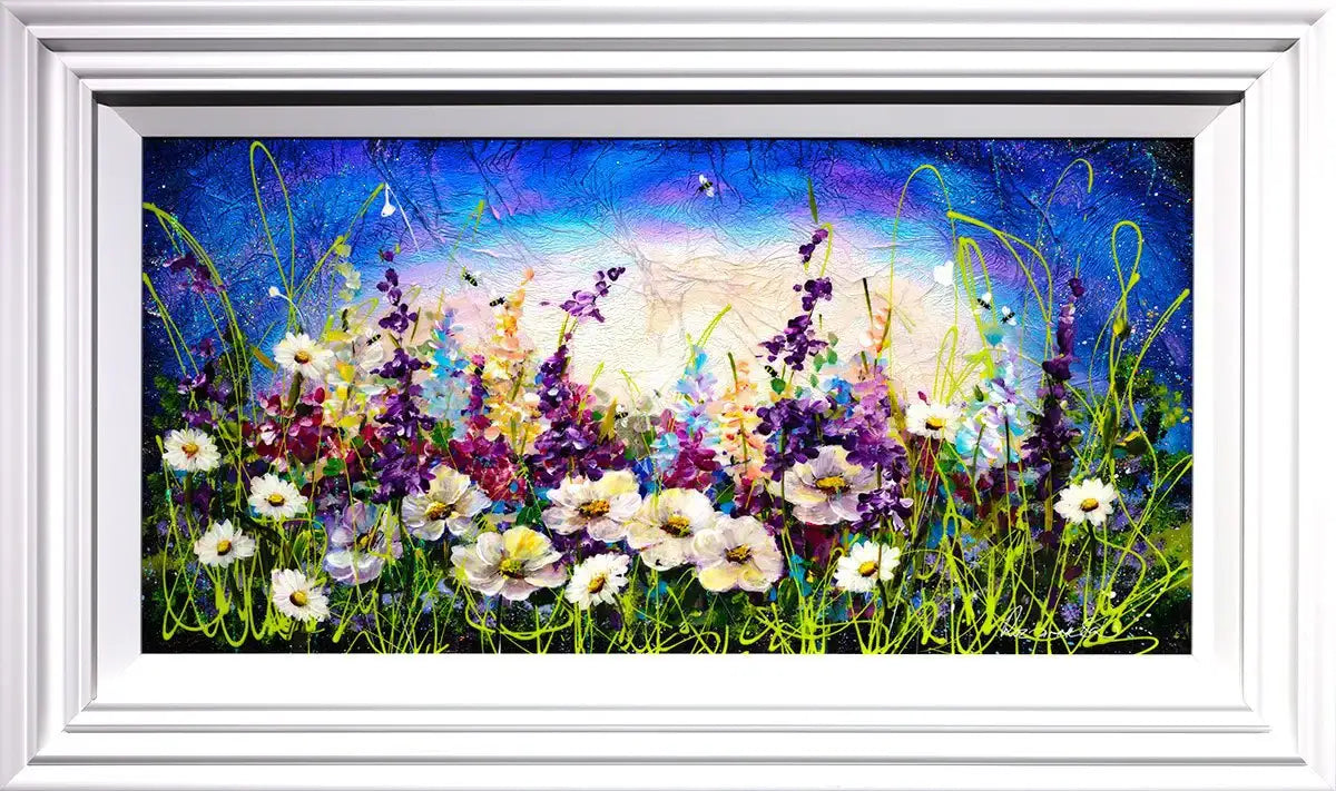 Daisy Path - Original - SOLD by artist Rozanne Bell - Wyecliffe Galleries