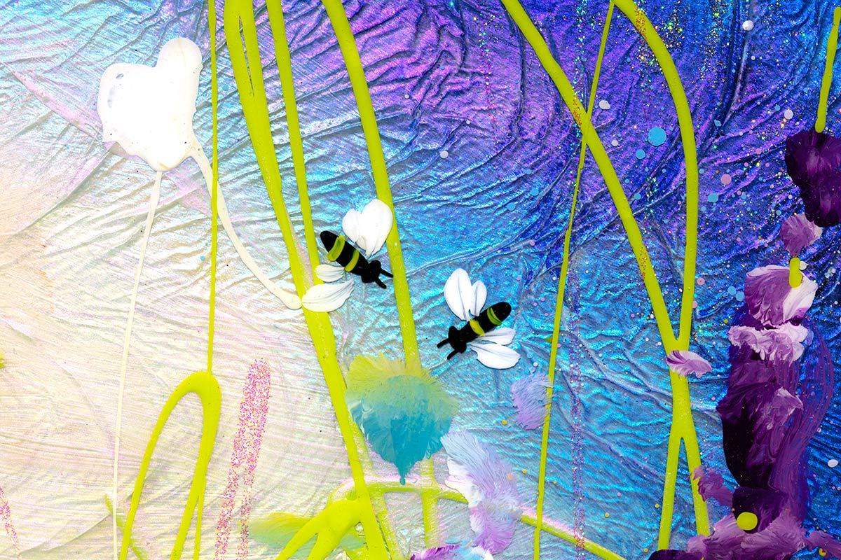Daisy Path - Original - SOLD by artist Rozanne Bell - Wyecliffe Galleries