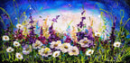 Daisy Path - Original - SOLD by artist Rozanne Bell - Wyecliffe Galleries