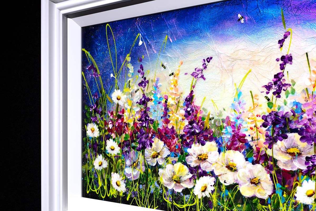 Daisy Path - Original - SOLD by artist Rozanne Bell - Wyecliffe Galleries