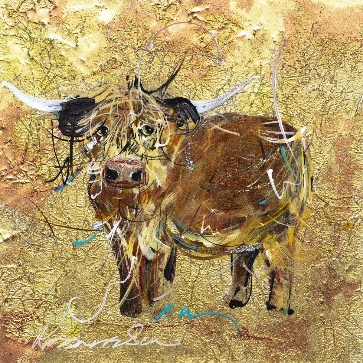 Darren - Original - SOLD by artist Rozanne Bell - Wyecliffe Galleries