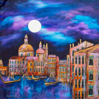Dawn Over Venice - Original - SOLD by artist Rozanne Bell - Wyecliffe Galleries