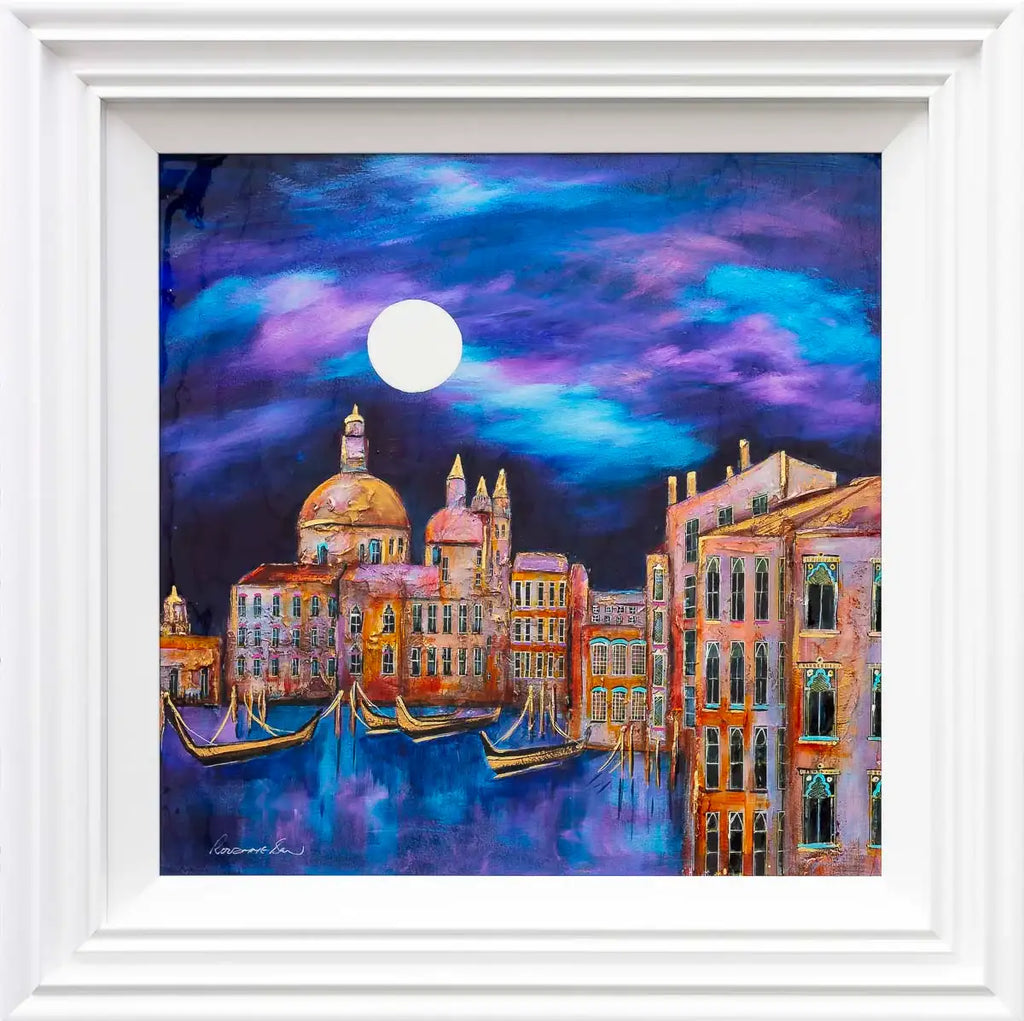 Dawn Over Venice - Original - SOLD by artist Rozanne Bell - Wyecliffe Galleries
