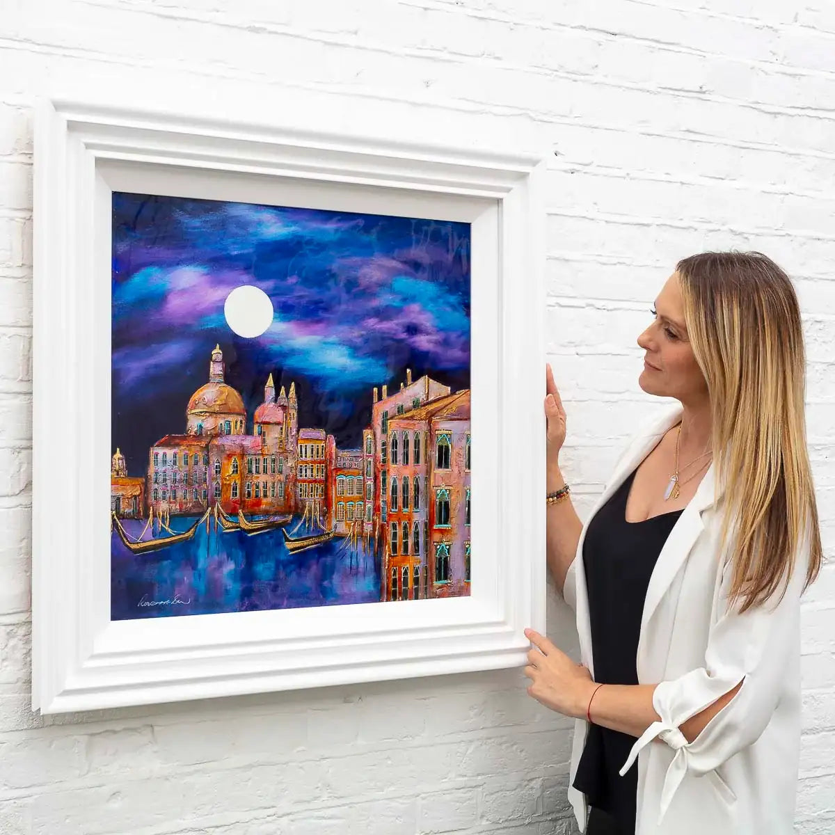 Dawn Over Venice - Original - SOLD by artist Rozanne Bell - Wyecliffe Galleries