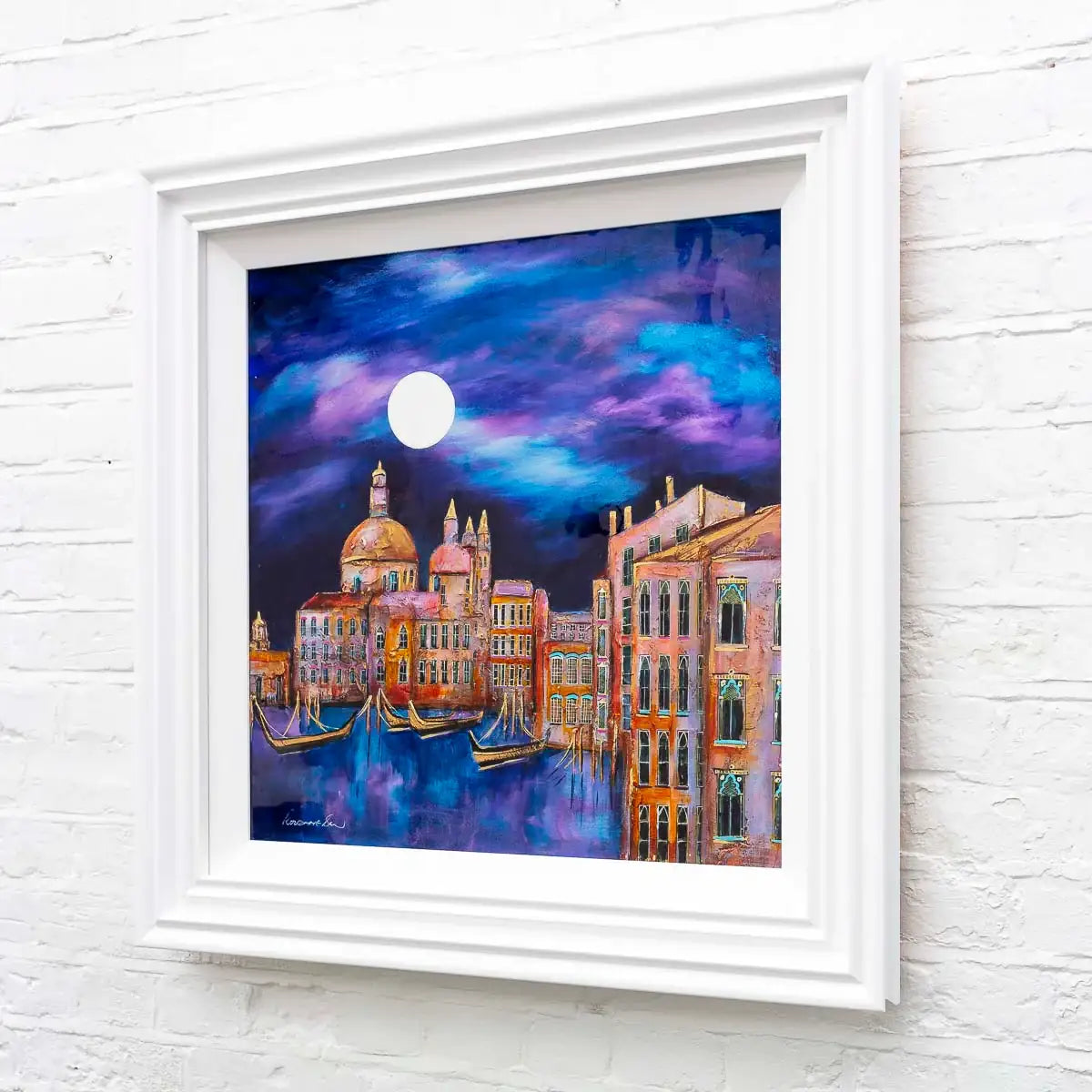 Dawn Over Venice - Original - SOLD by artist Rozanne Bell - Wyecliffe Galleries