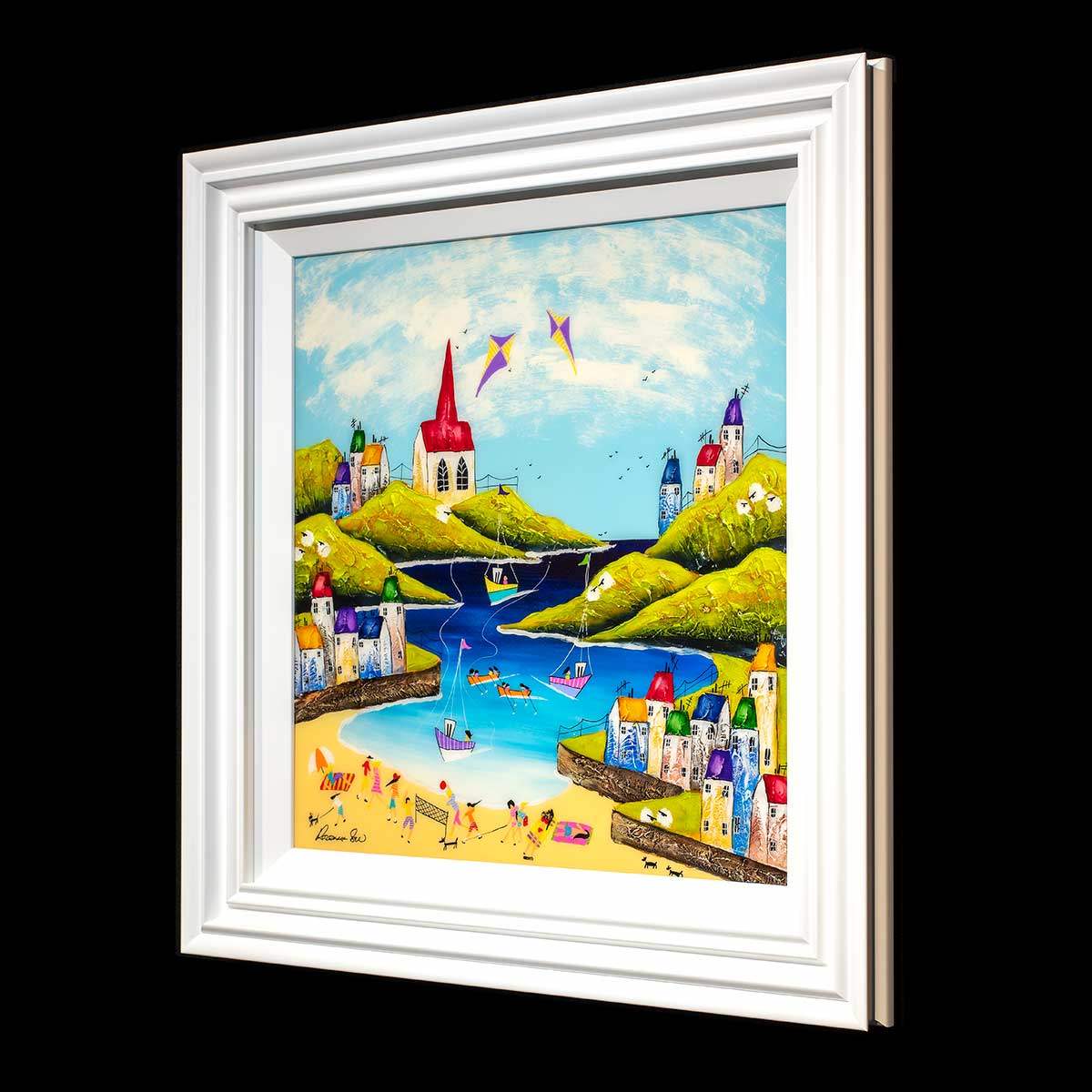 Day Sailing I - Original - SOLD by artist Rozanne Bell - Wyecliffe Galleries