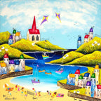 Day Sailing I - Original - SOLD by artist Rozanne Bell - Wyecliffe Galleries