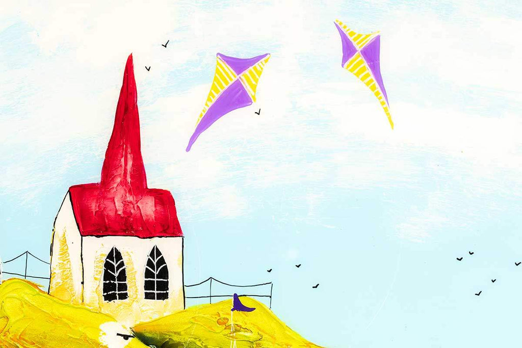 Day Sailing I - Original - SOLD by artist Rozanne Bell - Wyecliffe Galleries