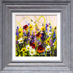 Delicate Daisies - Original - SOLD by artist Rozanne Bell - Wyecliffe Galleries