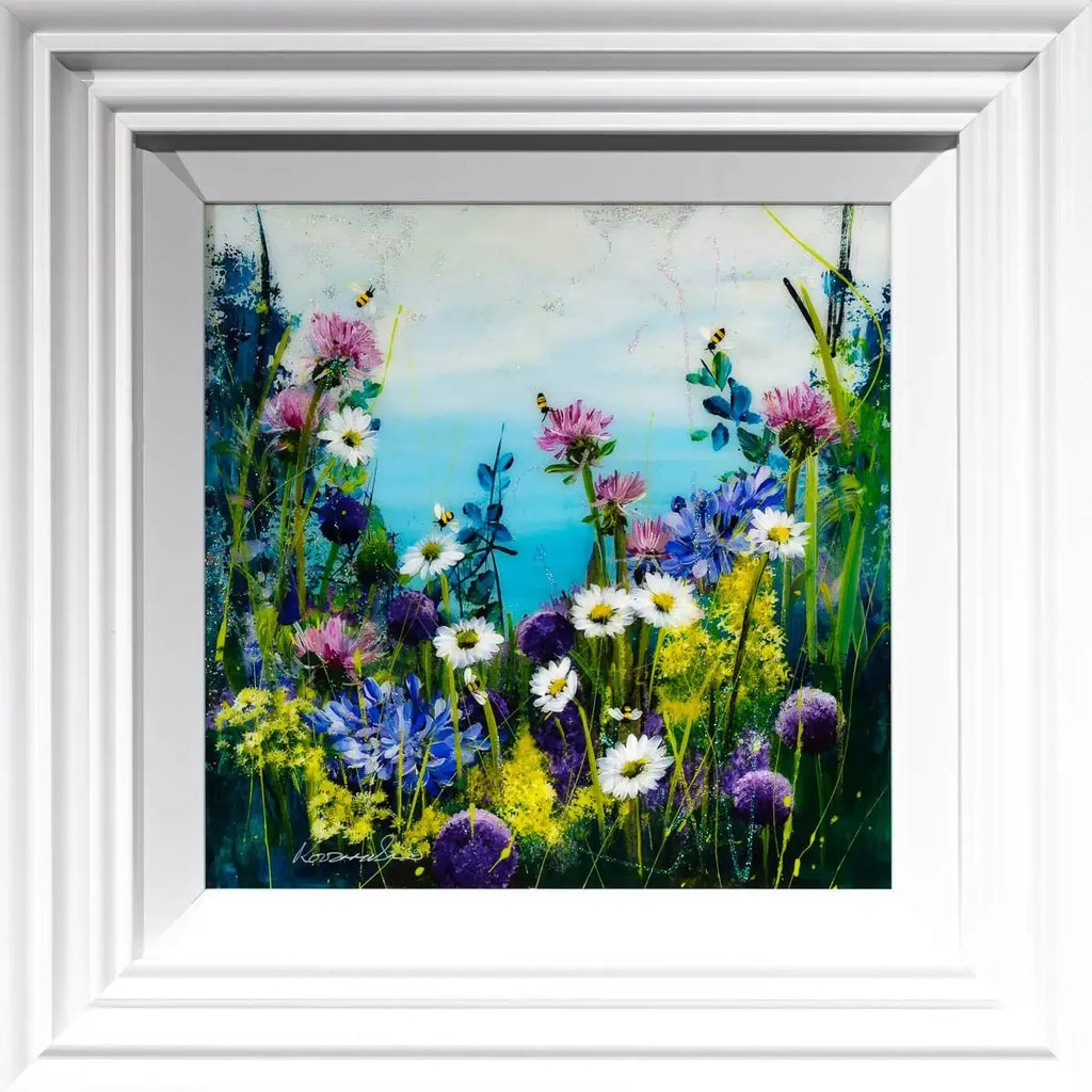 Delightful Daisies - Original - SOLD by artist Rozanne Bell - Wyecliffe Galleries