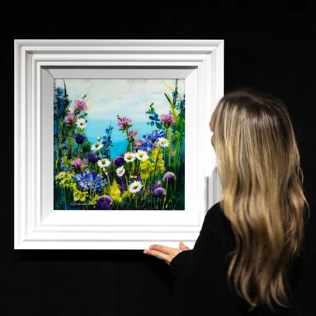 Delightful Daisies - Original - SOLD by artist Rozanne Bell - Wyecliffe Galleries