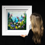 Delightful Daisies - Original - SOLD by artist Rozanne Bell - Wyecliffe Galleries