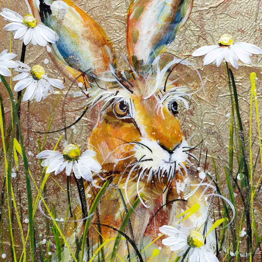 Dexter Daisy - Original - SOLD by artist Rozanne Bell - Wyecliffe Galleries