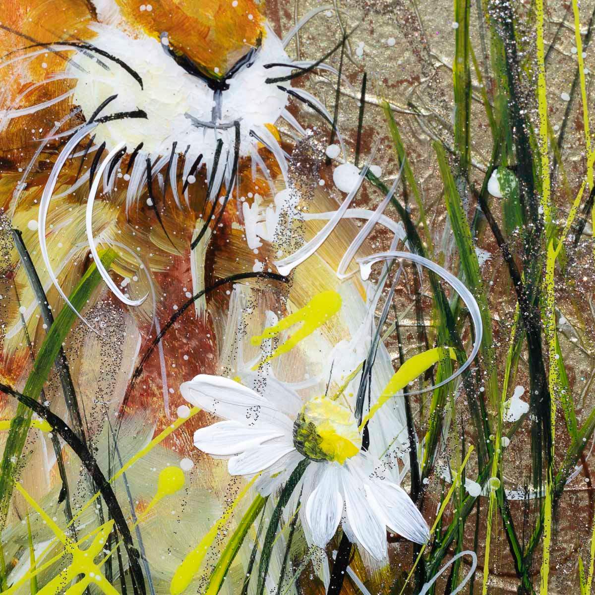 Dexter Daisy - Original - SOLD by artist Rozanne Bell - Wyecliffe Galleries