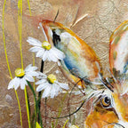 Dexter Daisy - Original - SOLD by artist Rozanne Bell - Wyecliffe Galleries