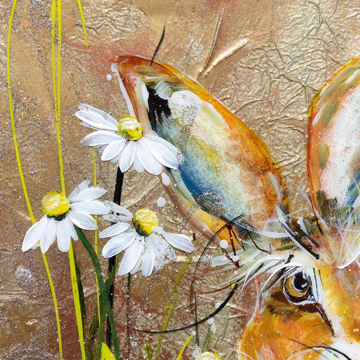 Dexter Daisy - Original - SOLD by artist Rozanne Bell - Wyecliffe Galleries