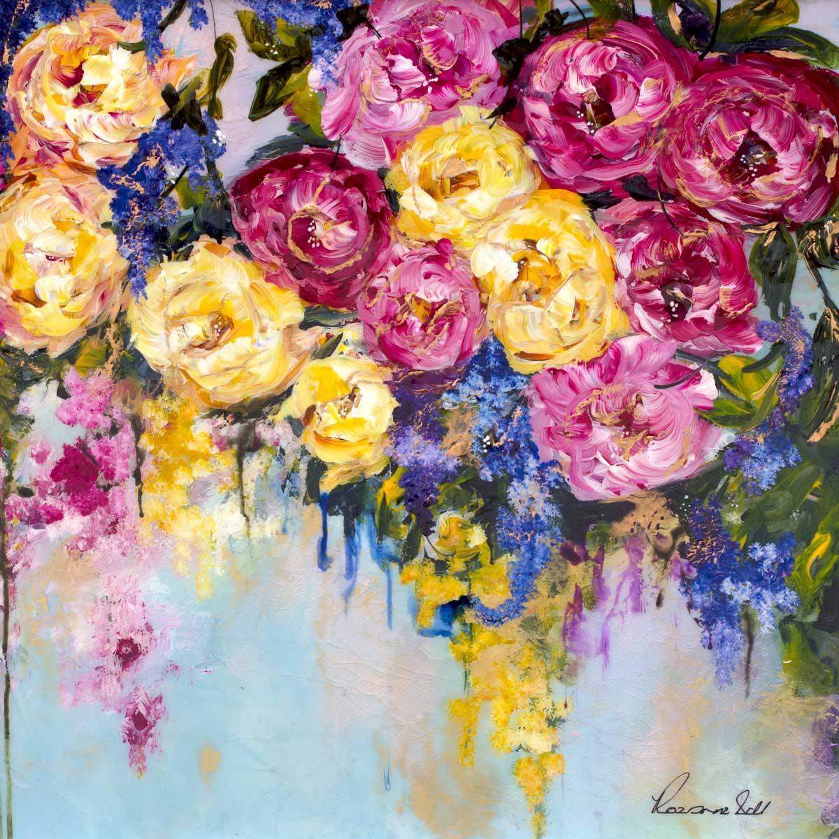 Dionysiac - Original - SOLD by artist Rozanne Bell - Wyecliffe Galleries