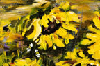 Display of Sunflowers - Original - SOLD by artist Rozanne Bell - Wyecliffe Galleries