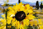 Display of Sunflowers - Original - SOLD by artist Rozanne Bell - Wyecliffe Galleries
