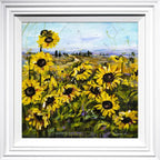 Display of Sunflowers - Original - SOLD by artist Rozanne Bell - Wyecliffe Galleries