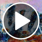 Don't Badger Us - Original - SOLD by artist Rozanne Bell - Wyecliffe Galleries