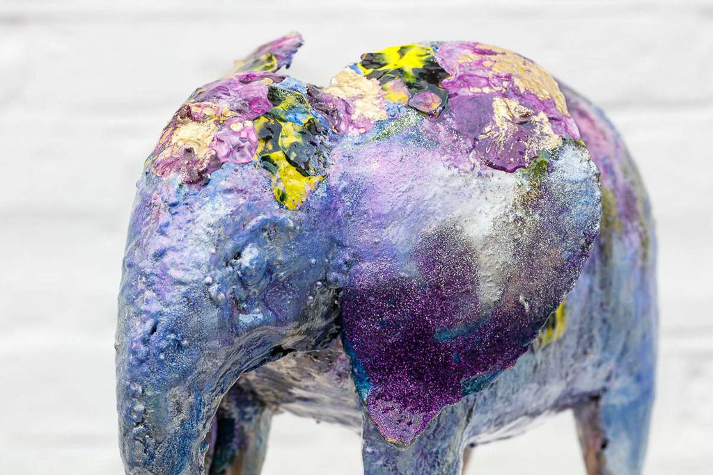 Delphine - Original Sculpture - SOLD by artist Rozanne Bell - Wyecliffe Galleries