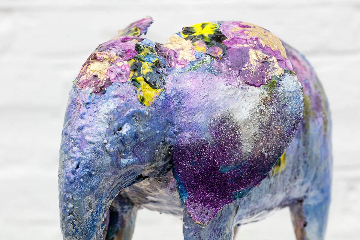 Delphine - Original Sculpture - SOLD by artist Rozanne Bell - Wyecliffe Galleries