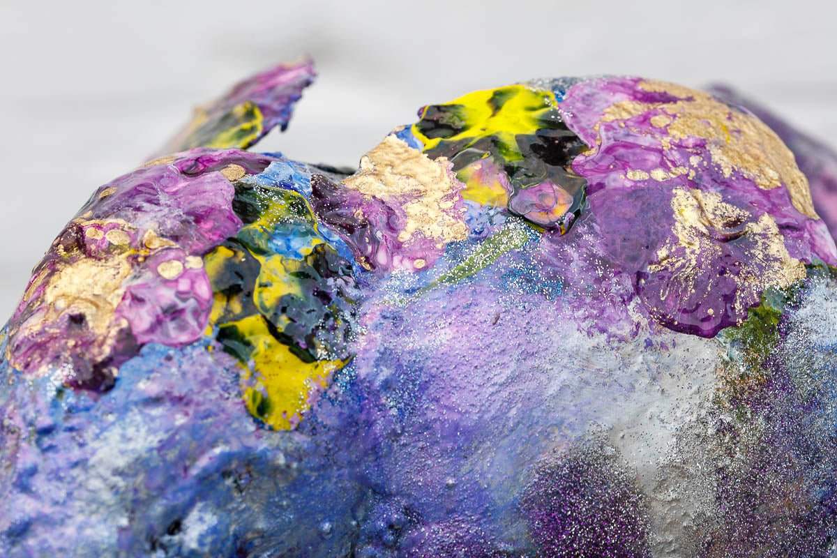 Delphine - Original Sculpture - SOLD by artist Rozanne Bell - Wyecliffe Galleries