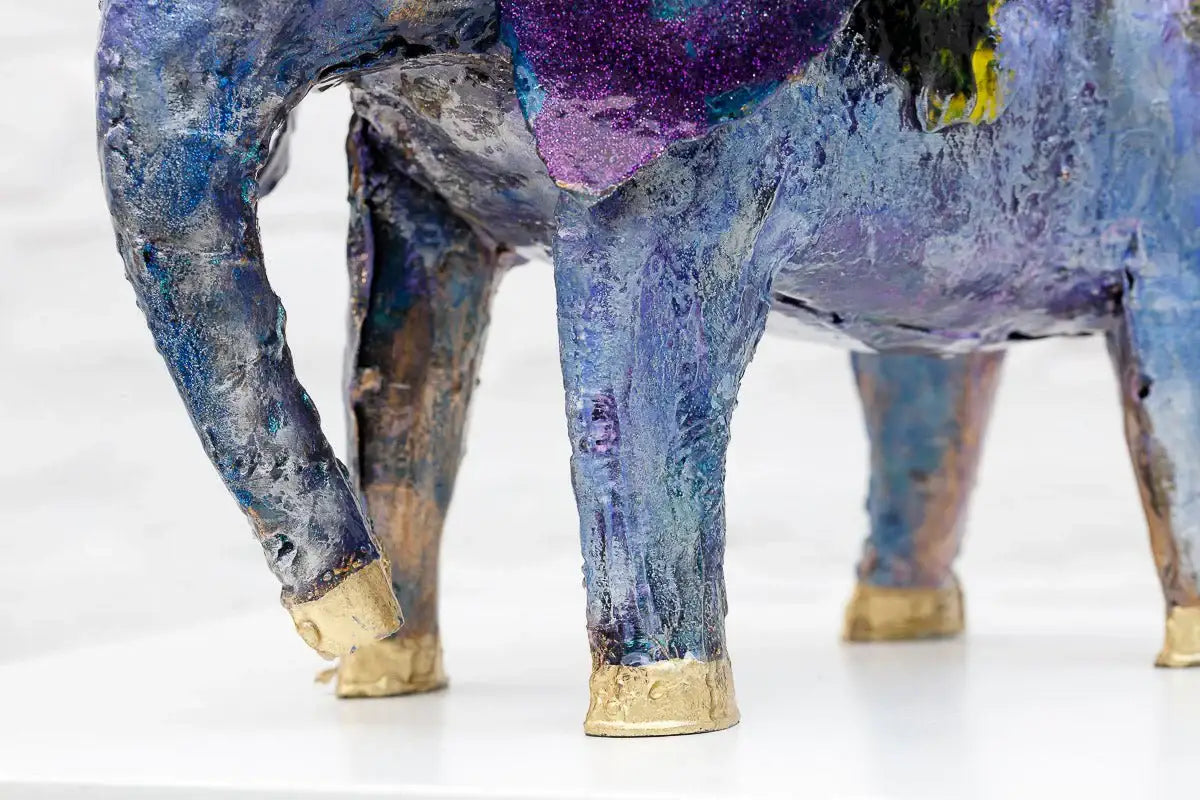 Delphine - Original Sculpture - SOLD by artist Rozanne Bell - Wyecliffe Galleries