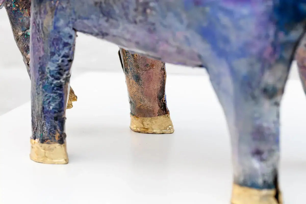 Delphine - Original Sculpture - SOLD by artist Rozanne Bell - Wyecliffe Galleries