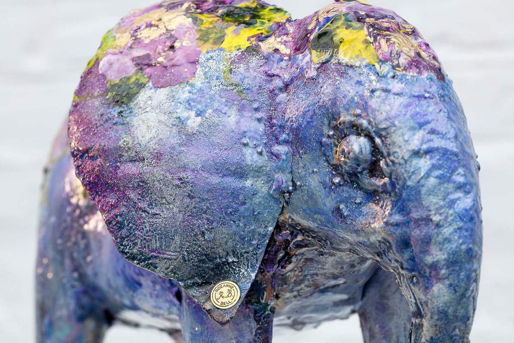 Delphine - Original Sculpture - SOLD by artist Rozanne Bell - Wyecliffe Galleries