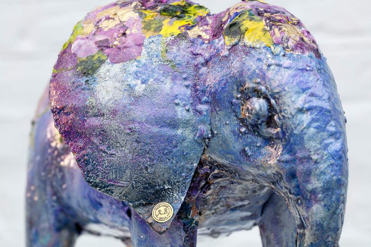 Delphine - Original Sculpture - SOLD by artist Rozanne Bell - Wyecliffe Galleries