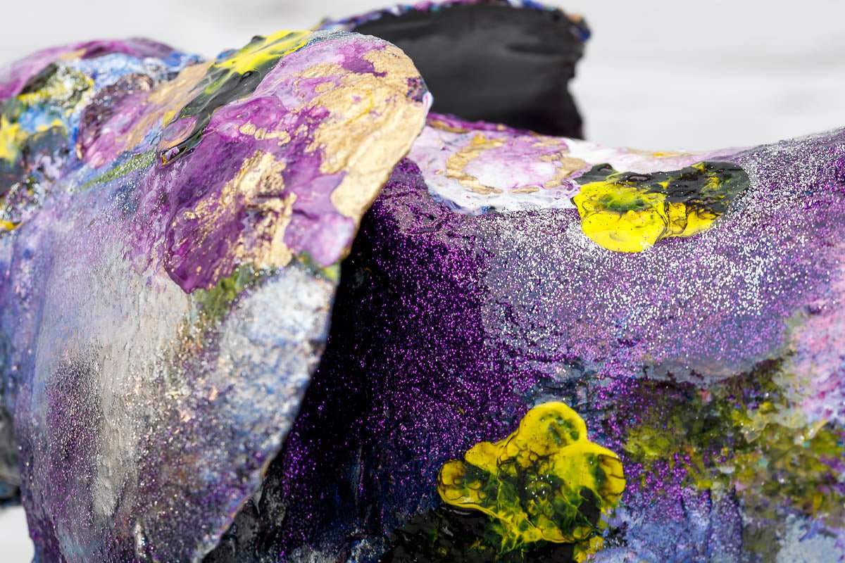 Delphine - Original Sculpture - SOLD by artist Rozanne Bell - Wyecliffe Galleries