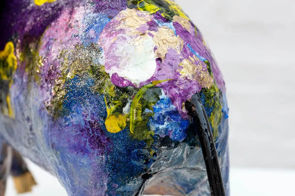 Delphine - Original Sculpture - SOLD by artist Rozanne Bell - Wyecliffe Galleries