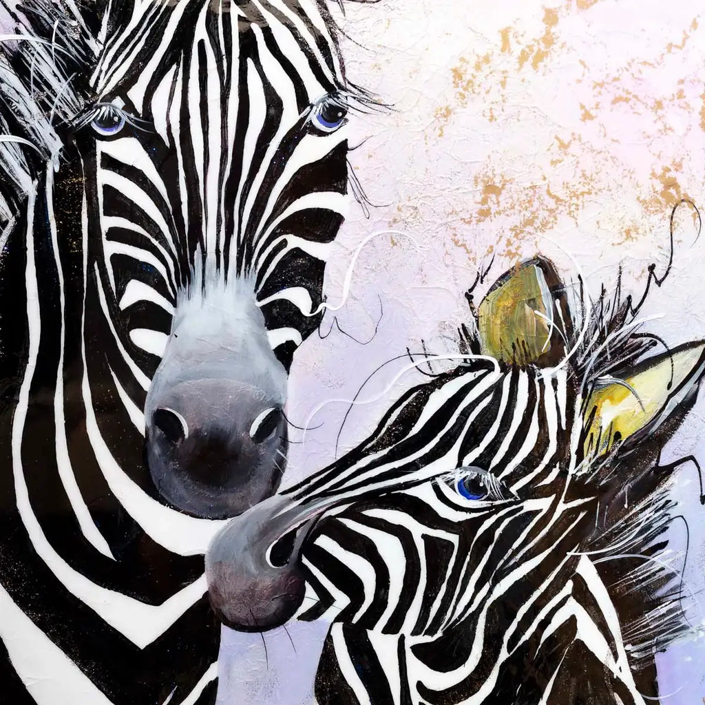 Double the Love - Original - SOLD by artist Rozanne Bell - Wyecliffe Galleries