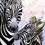 Double the Love - Original - SOLD by artist Rozanne Bell - Wyecliffe Galleries