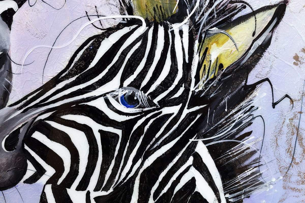 Double the Love - Original - SOLD by artist Rozanne Bell - Wyecliffe Galleries