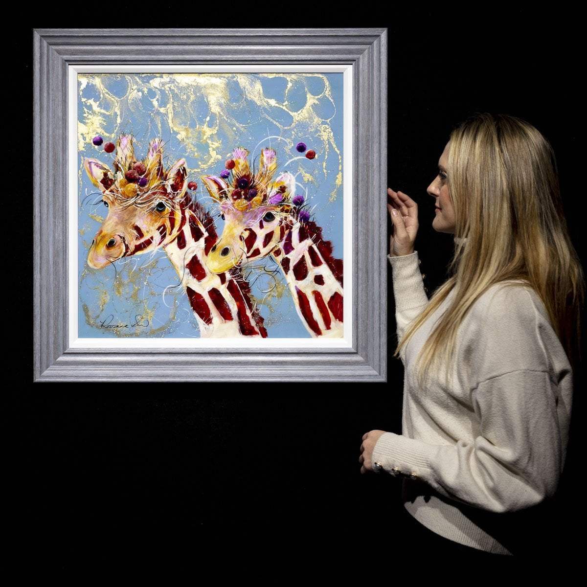 Double the Trouble - Original - SOLD by artist Rozanne Bell - Wyecliffe Galleries