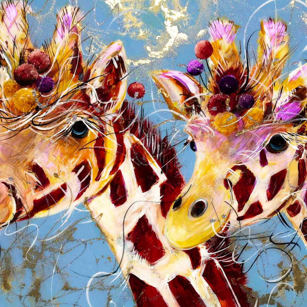 Double the Trouble - Original - SOLD by artist Rozanne Bell - Wyecliffe Galleries