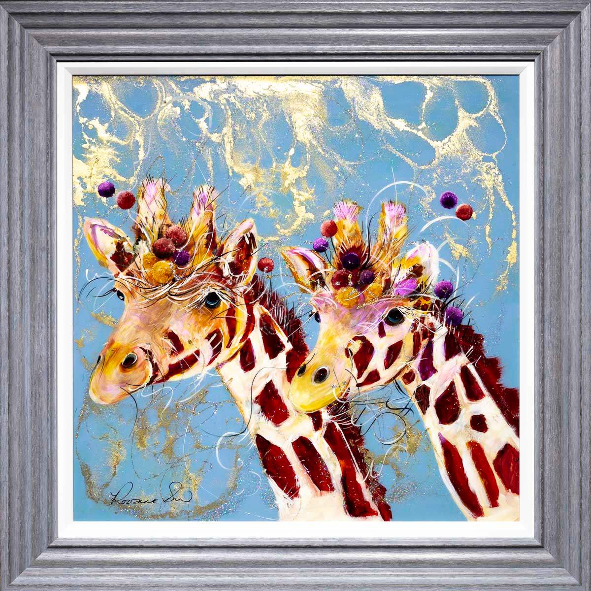 Double the Trouble - Original - SOLD by artist Rozanne Bell - Wyecliffe Galleries