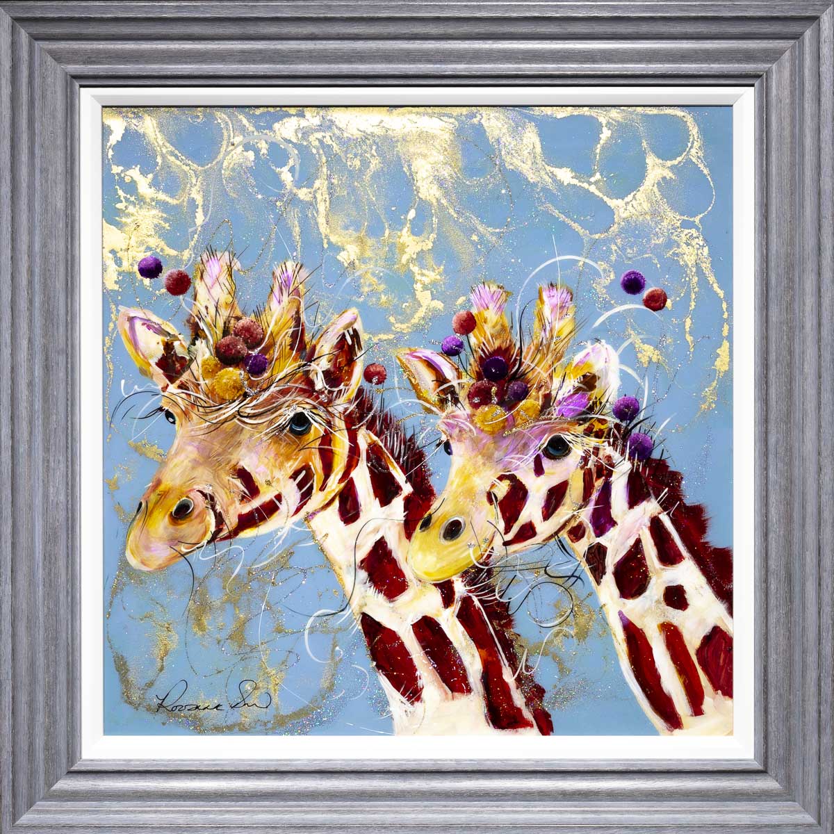 Double the Trouble - Original Rozanne Bell Framed